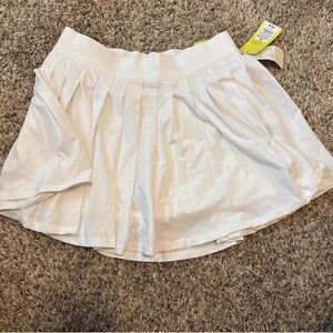 All in Motion White Mini Skirt